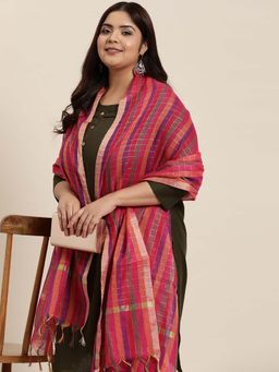 Varanga - Women Multi-Color Cotton Blend Dupatta