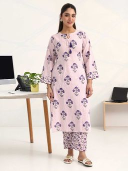 Gerua By Libas - Pink Printed Kurta with Pant