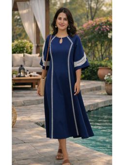 Autumnlane - Slopi Yin Embroidery Cotton Dress