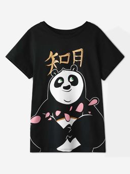 The Souled Store - Official Kung Fu Panda Wisdom Girls Cotton T-shirt