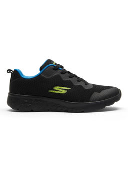 SKECHERS - Boys GO RUN 400 Black Lime Running Shoes