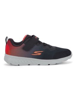 SKECHERS - Boys GO RUN 400 Black & Red Running Sneakers