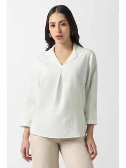 Van Heusen - Women White Textured Top