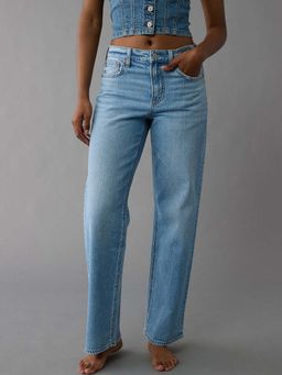 American Eagle - Women Blue High Rise StovePipe Jeans