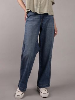 American Eagle - Women Blue High Rise StovePipe Jeans