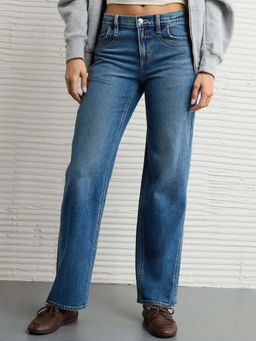 American Eagle - Women Blue High Rise StovePipe Jeans