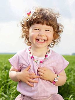 EL REGALO - Christmas Jewellery for Kids Girls Multi Color (Set of 2)