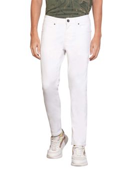 Being Human - White Skinny Fit Denims for Men