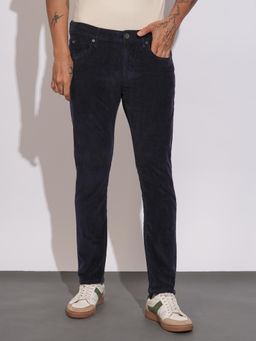 Being Human - Navy Blue Regular Fit Denims for Men