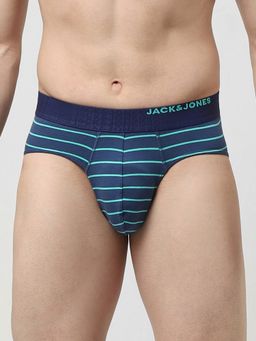 Jack & Jones - Men Stripes Blue Brief