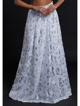 PHATAKAA - White Chandi Lehenga