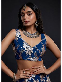 PHATAKAA - Navy Cocktail Sleeveless Blouse