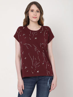VERO MODA - Women Printed Casual T-shirt