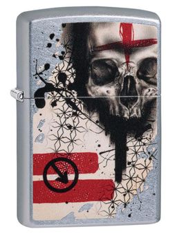 Zippo - Trash Polka Tattoo Skull Windproof Pocket Lighter