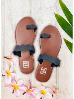 Postcard - Solid Black Flats