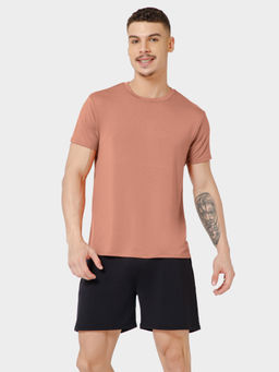 Bummer - Men Brown Soft Micro Modal Slim Fit T-Shirt
