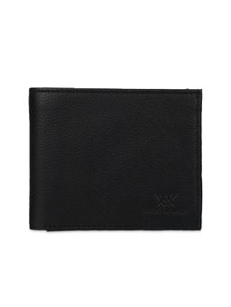 Aditi Wasan - Genuine Leather Black Bi-Fold Wallet
