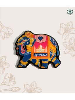 Maatir - Dome Laminated Elephant Fridge Magnet