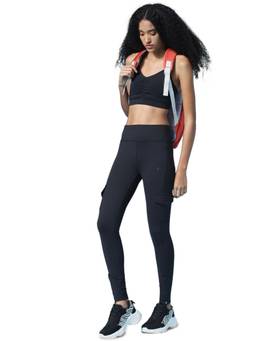 ONLY - Play Women Solid-plain Black Tights