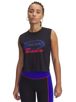 Under Armour - Womens Project Rock Iron Paradise Sleeveless Tank