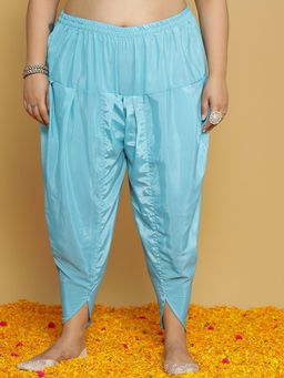 LetsDressUp - Blue Solid Regular Salwar