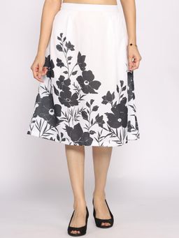 LetsDressUp - Multi-Color Floral Regular Skirt