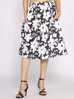LetsDressUp - Multi-Color Floral Regular Skirt