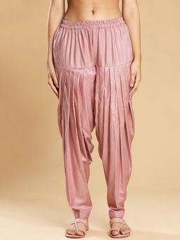 LetsDressUp - Pink Solid Regular Salwar