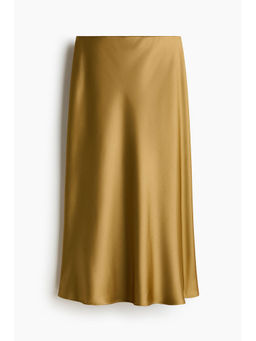 H&M - Women Yellow Midi Skirt