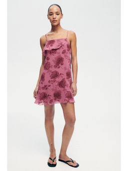 H&M - Women Pink Tie-Back Strappy Dress