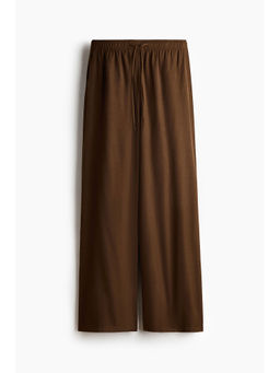 H&M - Women Brown Wide Drawstring Trousers