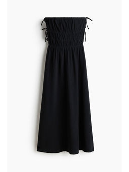 H&M - Women Black Muslin Bandeau Dress