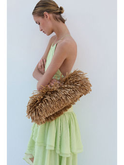 H&M - Women Green Tiered High-Low Dress
