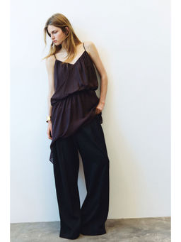 H&M - Women Brown Asymmetric Strappy Dress