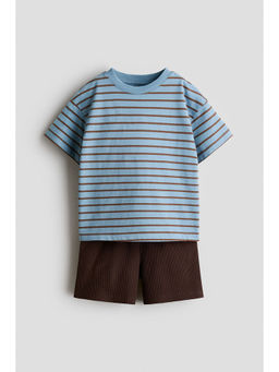 H&M - Boys Brown 2-Piece Jersey Set