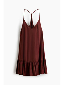H&M - Women Brown A-Line Strappy Dress