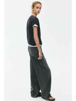 H&M - Women Black Fitted T-Shirt