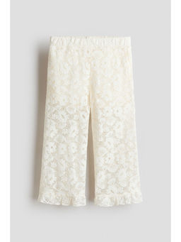 H&M - Girls White Lace Trousers