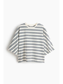 H&M - Women White Oversized Cotton Top