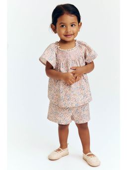 H&M - Girls Pink 2-Piece Cotton Set