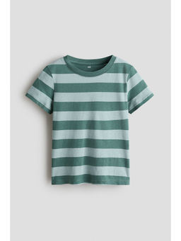H&M - Boys Turquoise Cotton T-Shirt