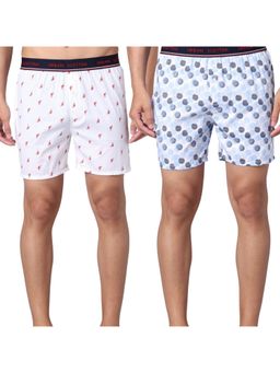 Urban Scottish - Multi-Colour 100% Cotton Men Boxers (Pack of 2)