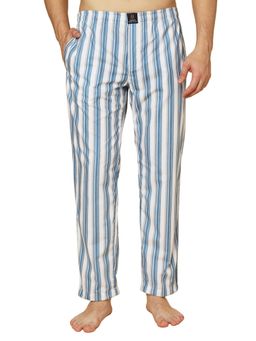 Urban Scottish - Men Striped Lightweight Digital Print Pyjama