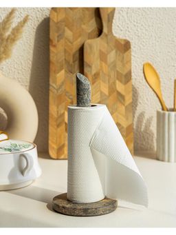 Marbleous - Grey Marble Kitchen Tissue Holder