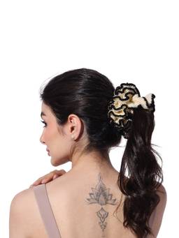 Depano - Beige The Yarn Halo Knitted Hair Scrunchie