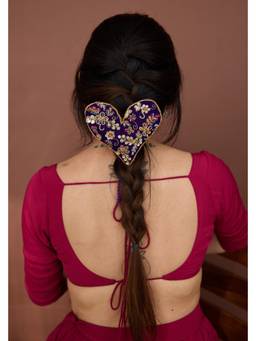 Ziddi - Purple Jamuni Dil Hair Tie