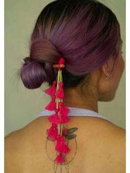 Ziddi - Pink Candy Pop Bun Stick