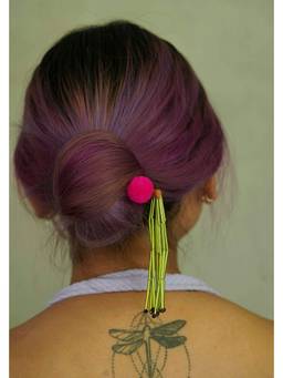 Ziddi - Green Icicle Bun Stick