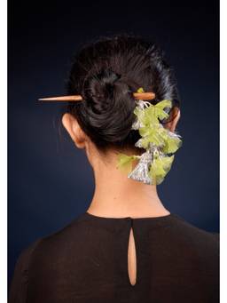 Ziddi - Green Aisha Bun Stick