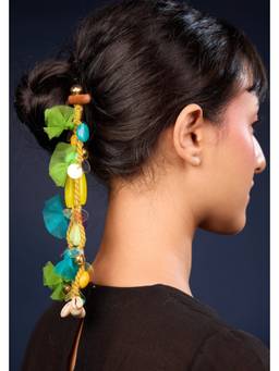 Ziddi - Multicolour Dahlia Bun stick